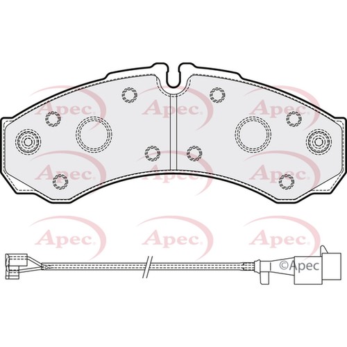 Brake pads set for - for, daily