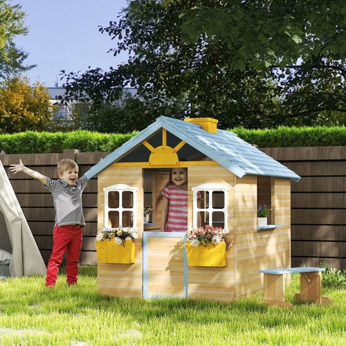 Kids wooden playhouse - kids, wendy