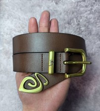 Vintage Brown Stussy leather