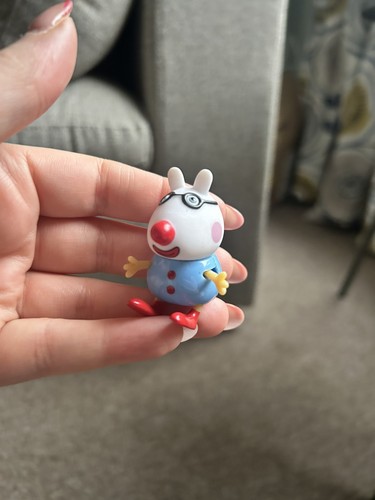 Rare peppa pig posable - pig,
