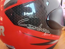 Lazer Carbon Spirit Motorcycle Full Face Helmet - Model LZR - Size M  57/58