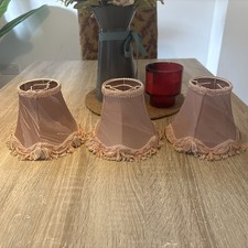 Pink Fabric Lampshade with