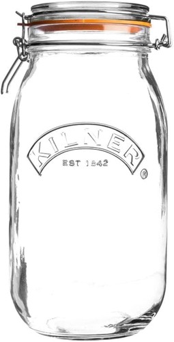 Kilner clip top glass storage - top,