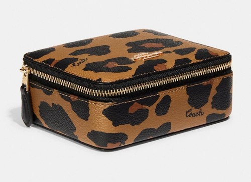 Coach large leopard print - leopard,