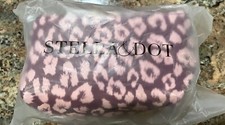 Stella & Dot Pouf Camo-Pink