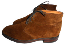 LOAKE 1880 MEN BROWN LEATHER LACE UP ANKLE BOOT SIZE UK 6 EU 40 US 7 VGC