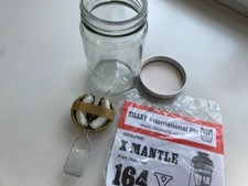 Tilley Mantle Torch Jar for 164 lamps 164X mantle 151 pre heat 158 Meths Jar