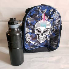Polar Gear Skull Insulated School Lunch Bag & Bottle *Please Read Description*