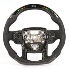 Real Carbon Fiber LED Steering