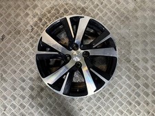 13-19 PEUGEOT 2008 17" INCH 4 STUD 10 SPOKE ALLOY WHEEL 6.5JX17 (SCRATCHED)