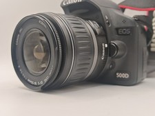 Canon EOS 500D EF-S 18-55mm IS Lens  15.1MP Digital SLR Camera - Black