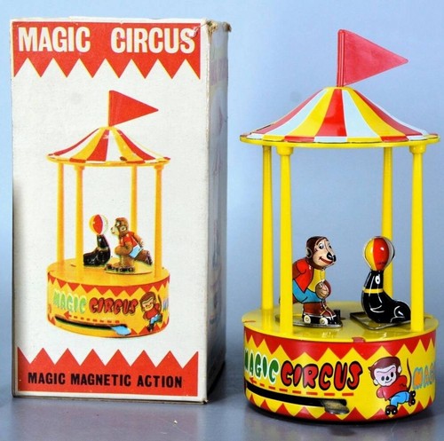 Old japanese tin toy magic - japanese,