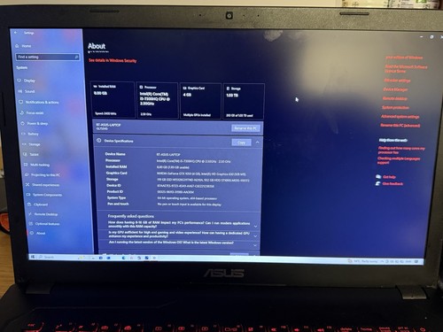 Asus zx753vd gaming laptop - asus,