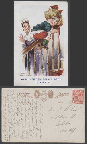 Fred spurgin 1919 - old, postcard