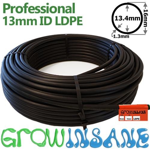 Black ldpe supply - supply, 13mm