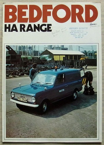 Bedford range vans - ha, sales