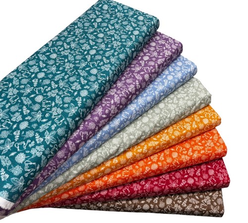 Herb garden fabric cotton - garden,