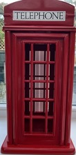 English BT Red Phone Box for hands free telephone storage