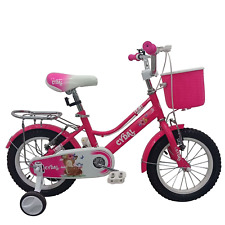 Girls Bike Pink Children Toddler Cycling 12 14 16 inch removable with stabilizer