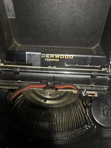 Antique underwood typewriter - antique,