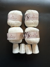 4 x Balls Of Cashmere Wool & 4