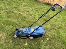 Hyundai Electric Lawn Mower, Lightweight, Compact 33cm Cutting HYM313E