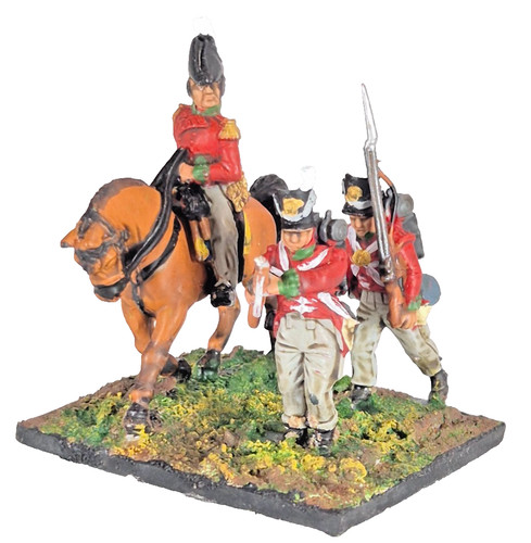 Soldiers hunting figures horse - soldiers,