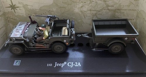 Cararama jeep cj 2a - 1/43,