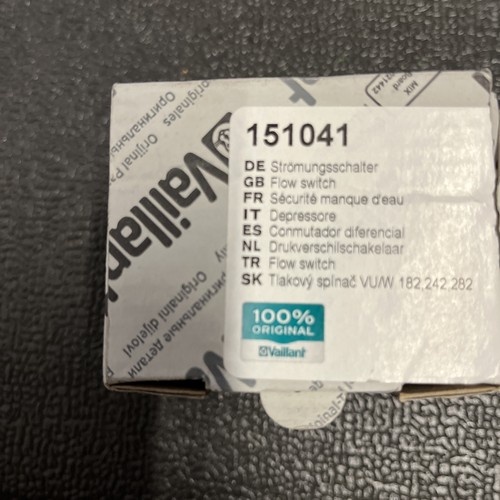 Vaillant flow switch part - switch,