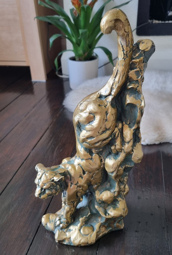 Cat figurine ornament - cat,