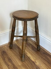 Antique Ash Elm Tavern Stool