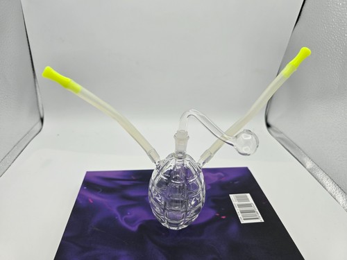 Double glass bong - double, 4.3"