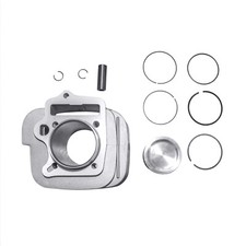 HMParts Aluminum Cylinder Set Loncin 125CC 52Mm ATV Quad Dirt Bike