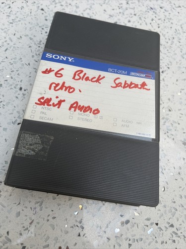 Rare black sabbath concert - rare, tv/concert