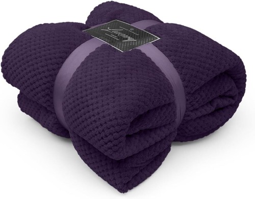 Popcorn waffle throw - popcorn, thermal