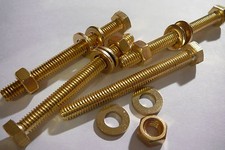 M6X60 BRASS HEX HEAD BOLTS