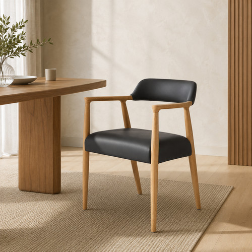 Derek dining chair grey - dining,