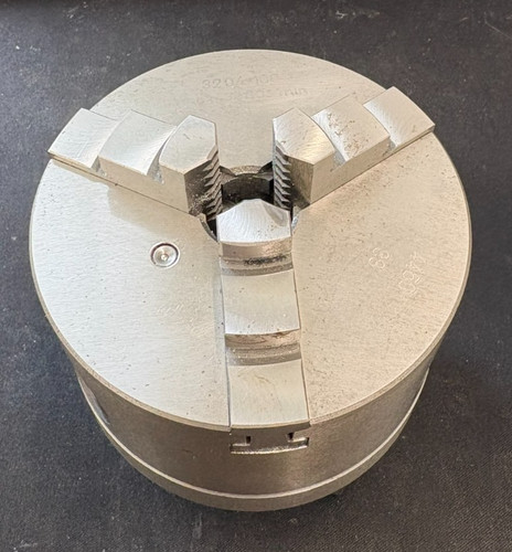 Used 100mm jaw lathe chuck - 3,