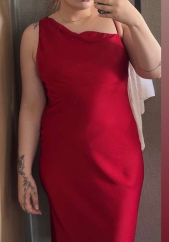 Zara red satin - zara,