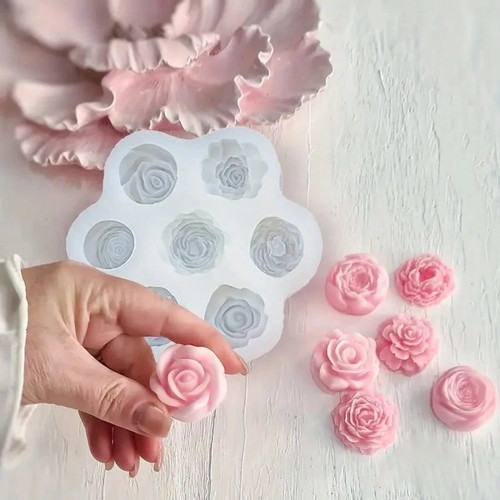 Flower silicone mold - 7,