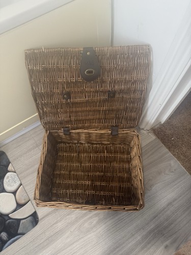Wicker storage basket - wicker,