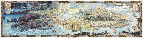 Huge 1918 fairyland map - huge,