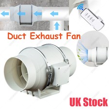 4 inch Inline Duct Bathroom