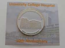 Pin Badge University College Hospital 10th Anniversary