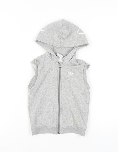 Adidas girls grey sleeveless - adidas,