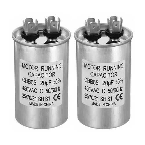 2pcs cbb65 20uf run - 20uf,