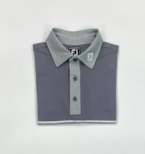 Men's Light Grey FootJoy Polo