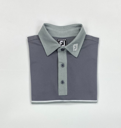 Men light grey footjoy polo - light,