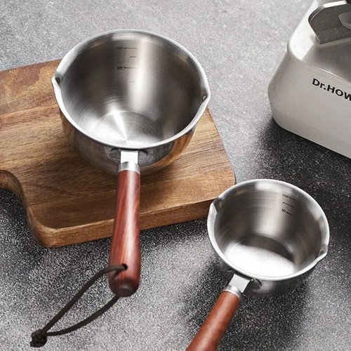 Stainless steel small saucepan - steel,