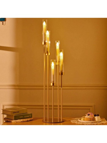 Arm floor candelabra gold - arm,